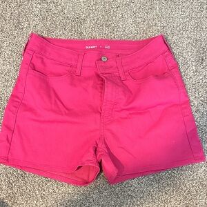 Old Navy Hot Pink Women's Cotton Blend Jean Shorts